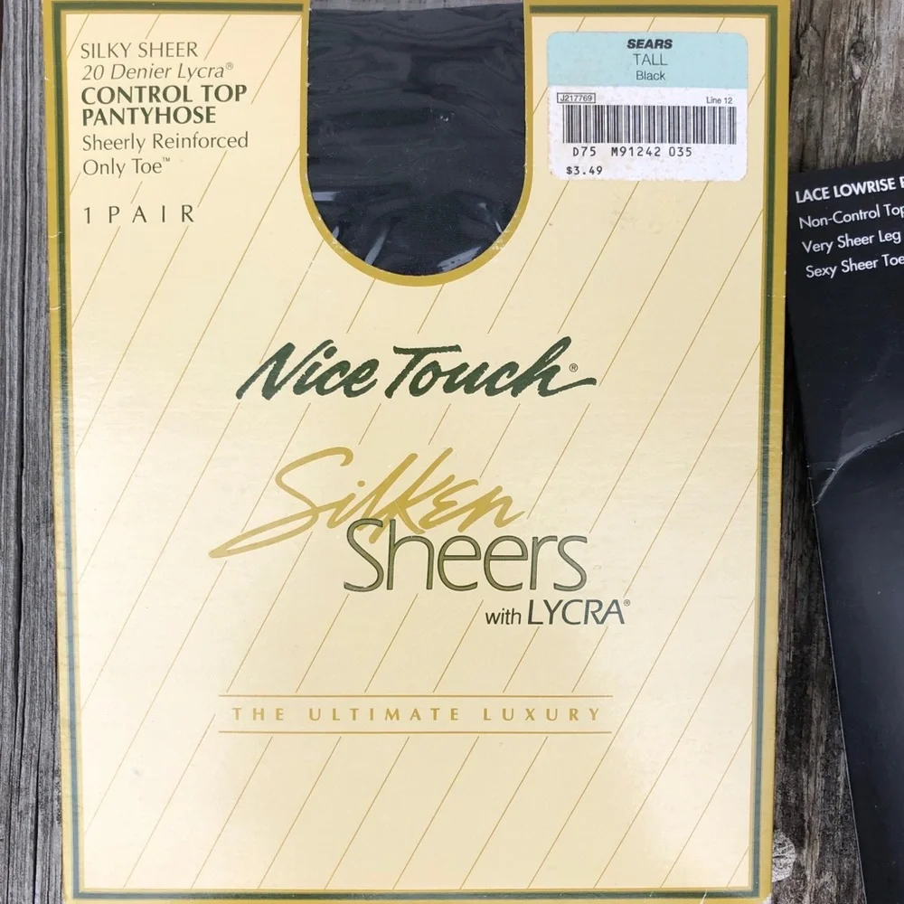 - Hosiery Bundle - Black & Navy SZ L! NEW!